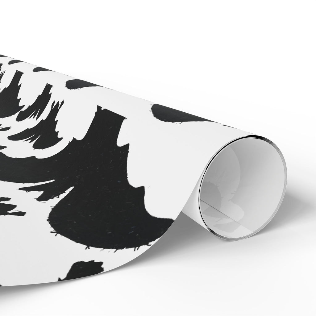 Halloween Bat Pattern Wrapping Paper