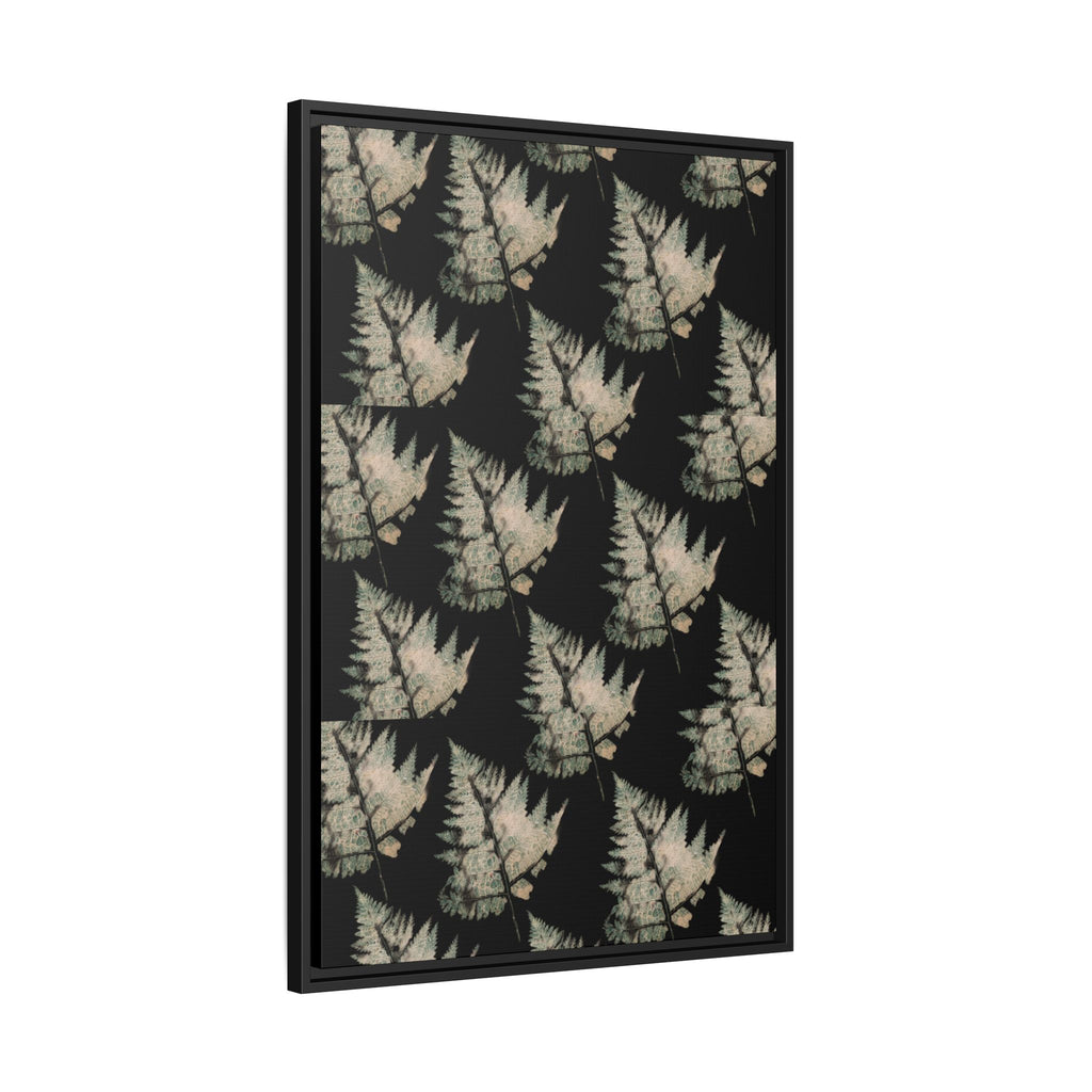 Botanical Fern Matte Canvas Framed Wall Art