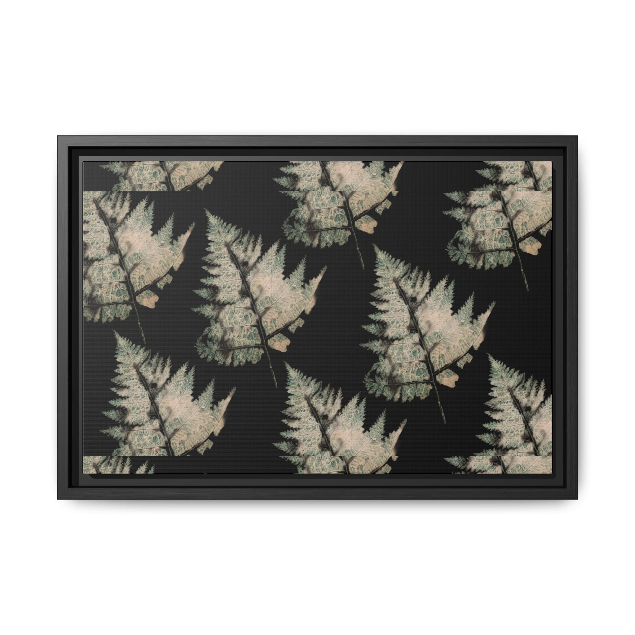 Botanical Fern Matte Canvas Framed Wall Art