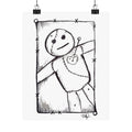 Voodoo Doll Sketch Poster