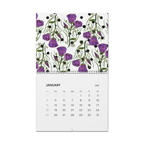 2026 Native Wall Calendar — Illustrated Monthly Wall Calendar
