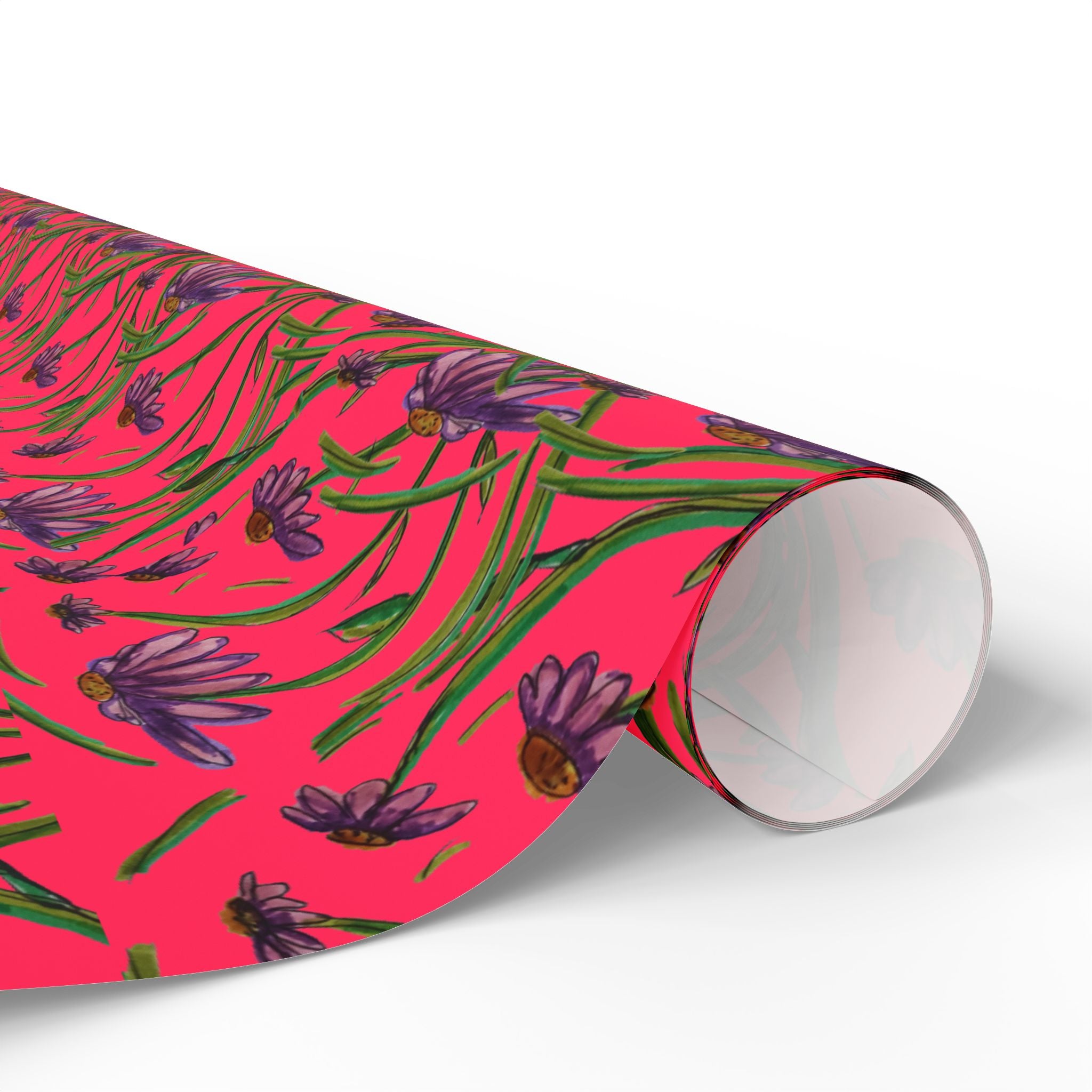 HOW BEAUTIFUL YOU ARE Wrapping Paper – Bright Pink Botanical Gift Wrap