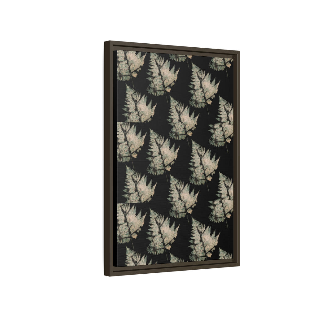 Botanical Fern Matte Canvas Framed Wall Art