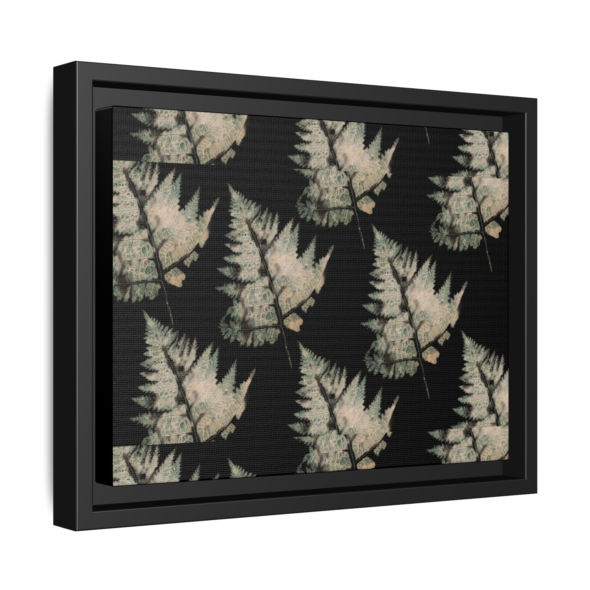 Botanical Fern Matte Canvas Framed Wall Art