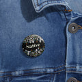 Native Floral Pin Button — Round Custom Pride Accent Pin