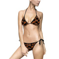 Heart Pattern Tie-Side Bikini — Women's Valentine Swimwear