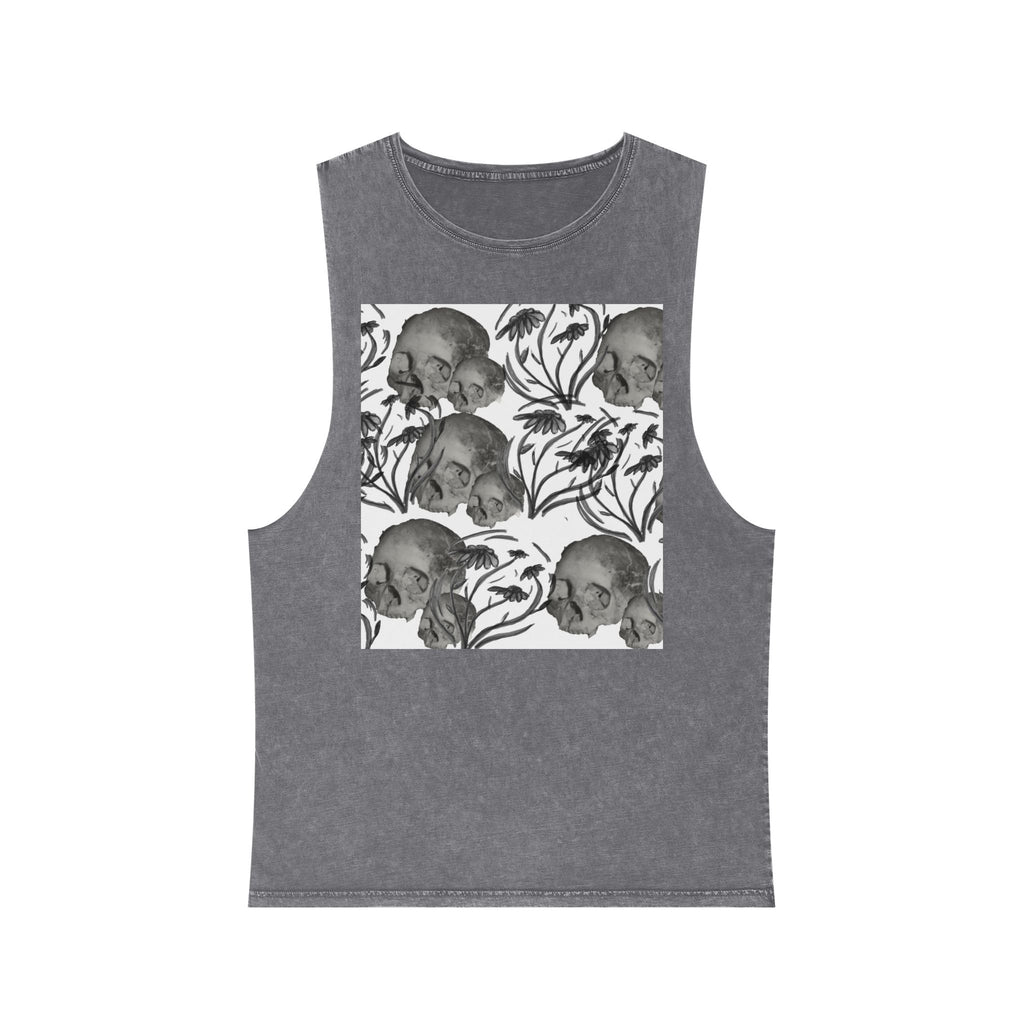 Skull & Vines Stonewash Tank