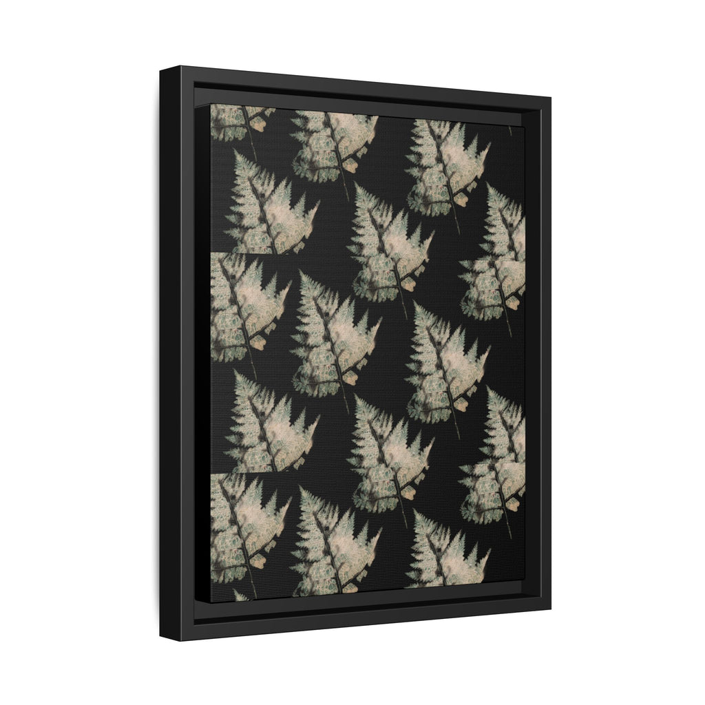 Botanical Fern Matte Canvas Framed Wall Art