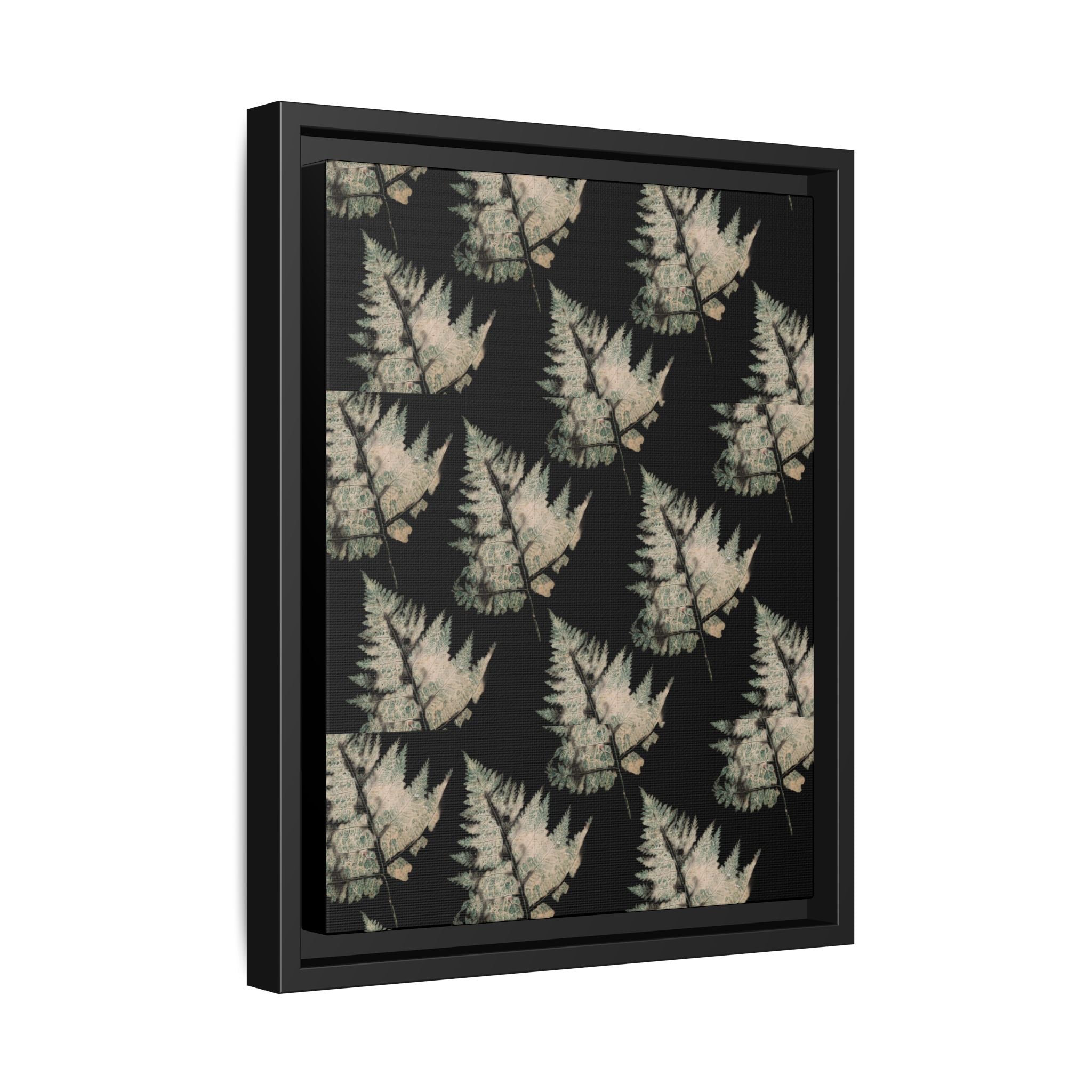 Botanical Fern Matte Canvas Framed Wall Art