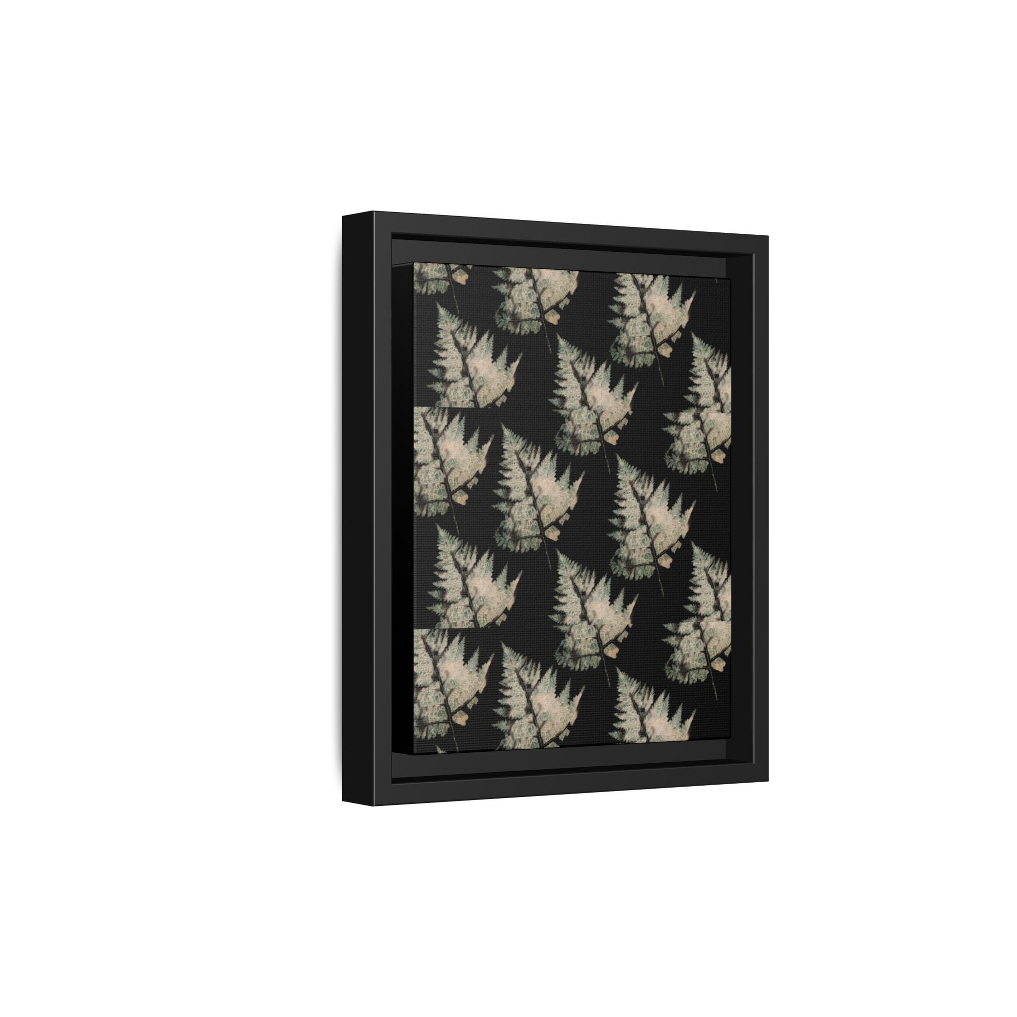 Botanical Fern Matte Canvas Framed Wall Art