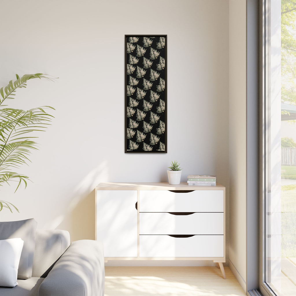 Botanical Fern Matte Canvas Framed Wall Art