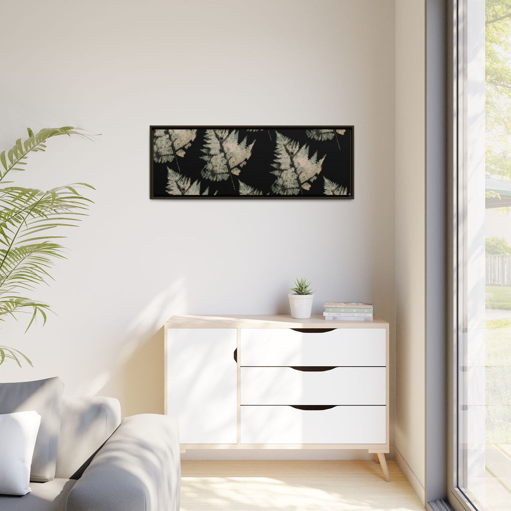 Botanical Fern Matte Canvas Framed Wall Art