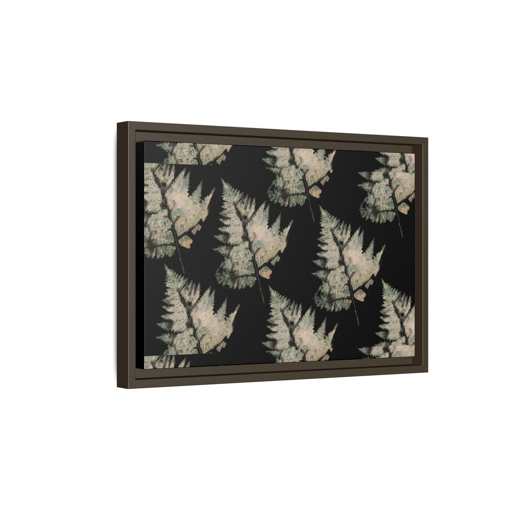 Botanical Fern Matte Canvas Framed Wall Art