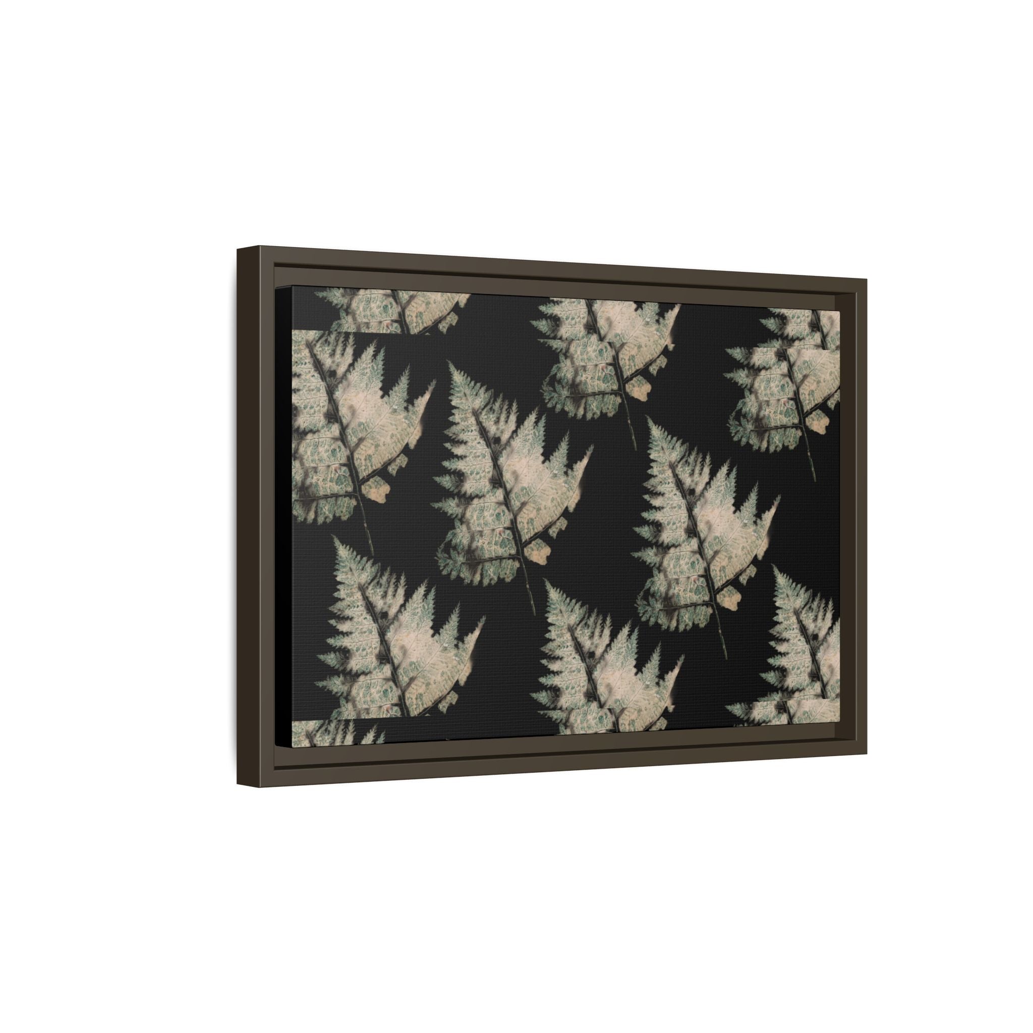 Botanical Fern Matte Canvas Framed Wall Art