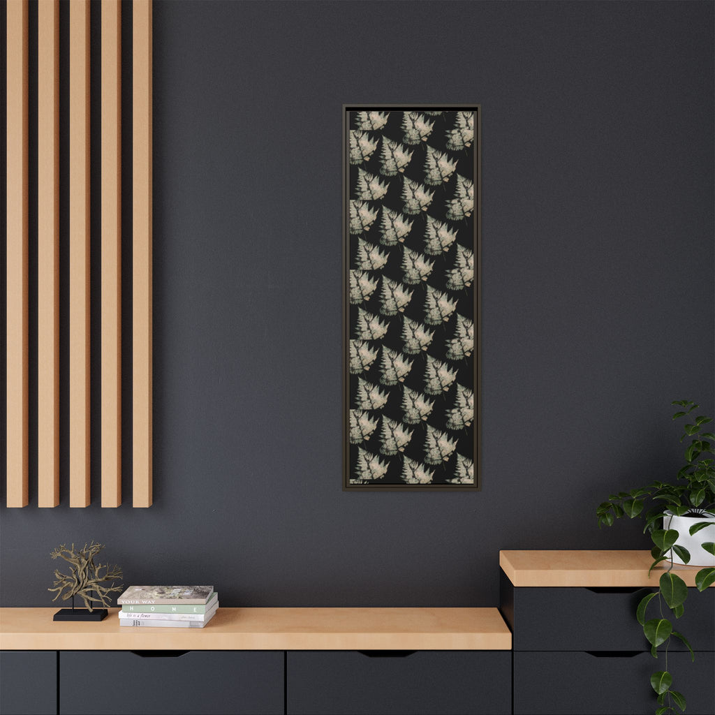 Botanical Fern Matte Canvas Framed Wall Art