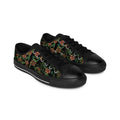 Floral Vine Low-Top Sneakers — Women's Patterned Casual Shoes