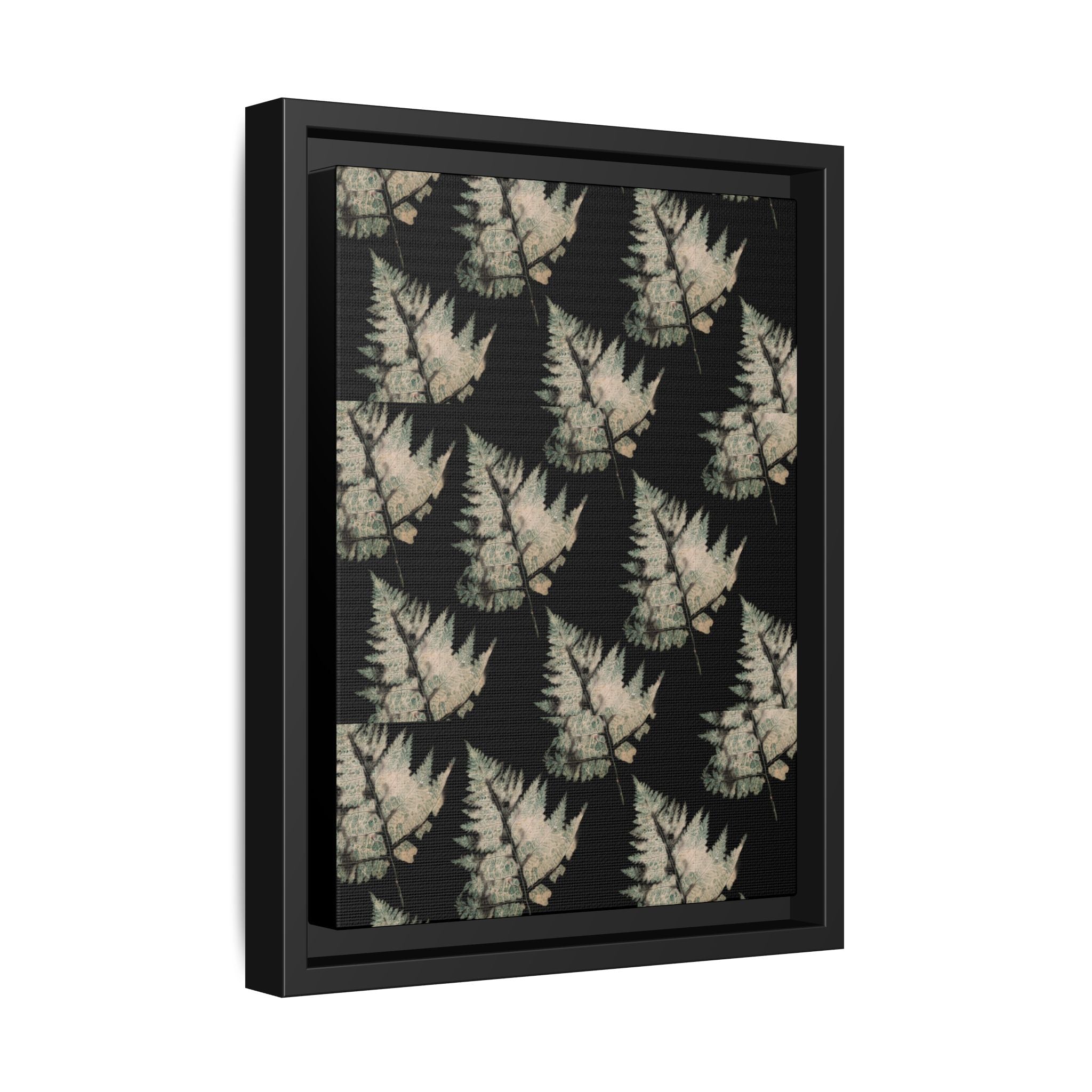 Botanical Fern Matte Canvas Framed Wall Art