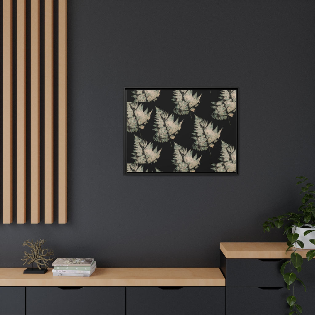 Botanical Fern Matte Canvas Framed Wall Art