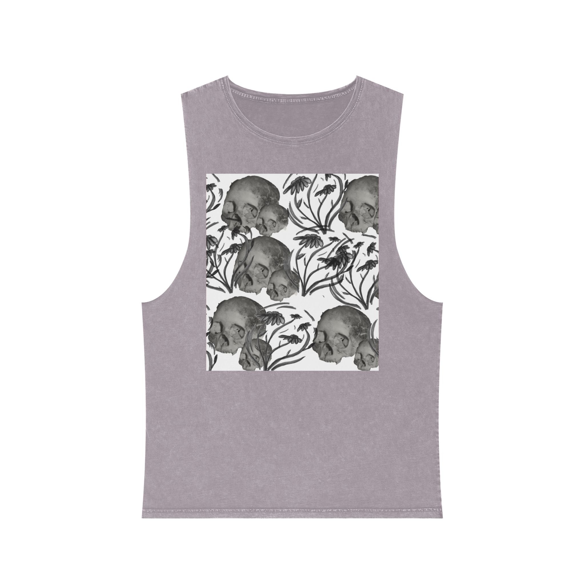 Skull & Vines Stonewash Tank