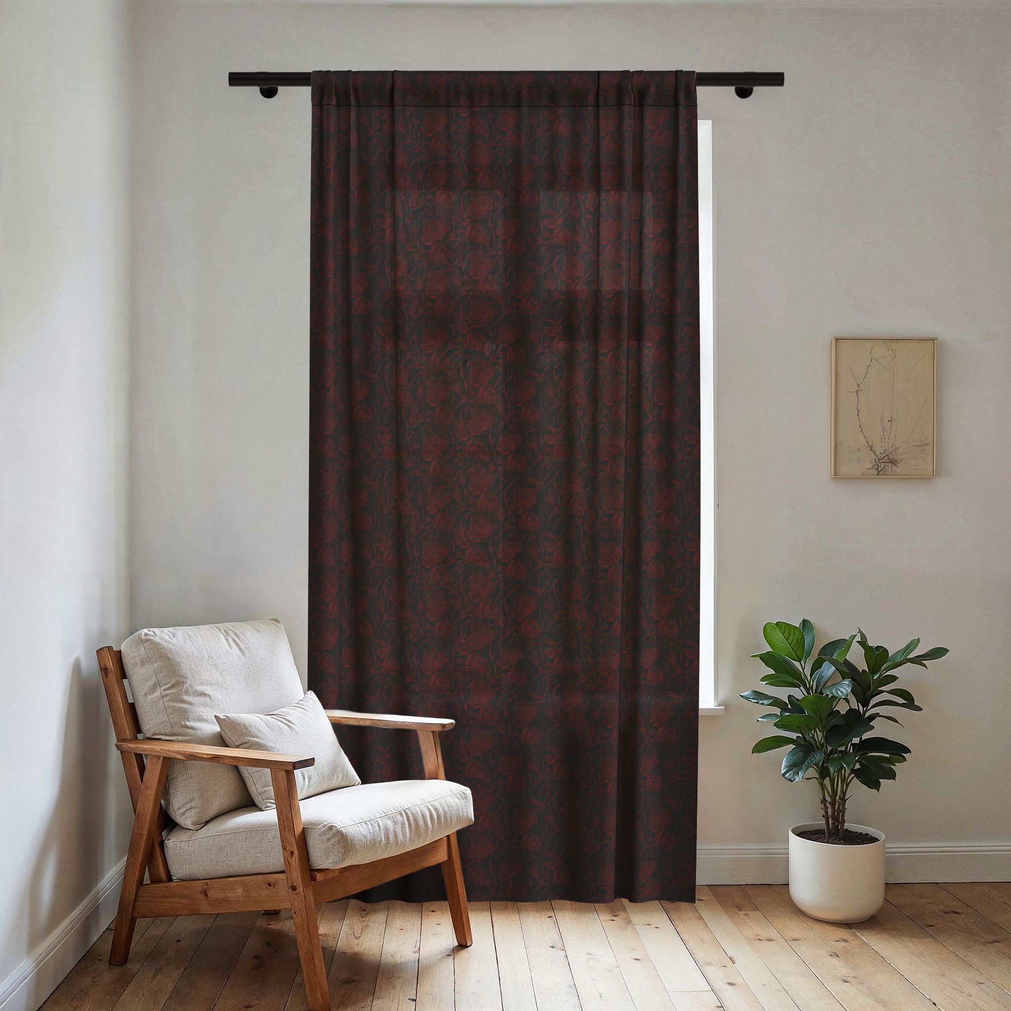 Sheer Window Curtain