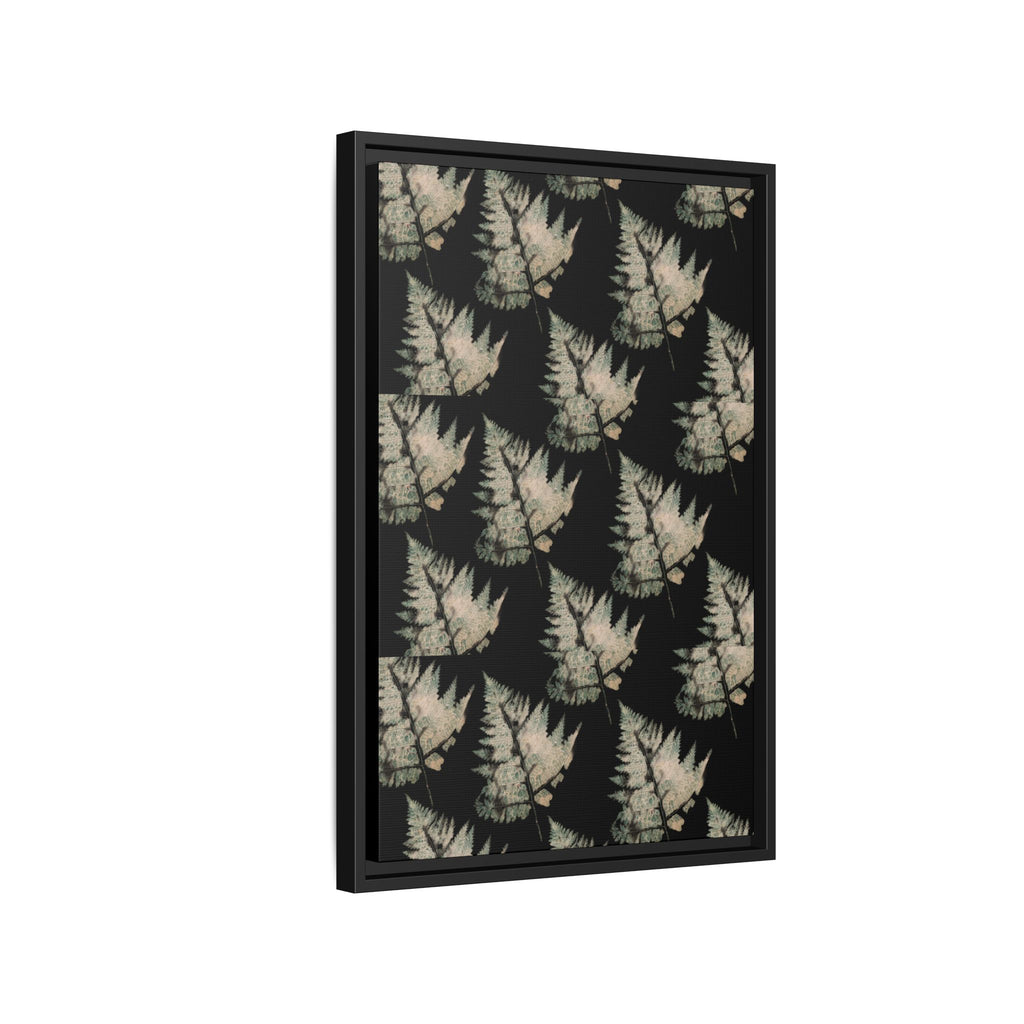 Botanical Fern Matte Canvas Framed Wall Art