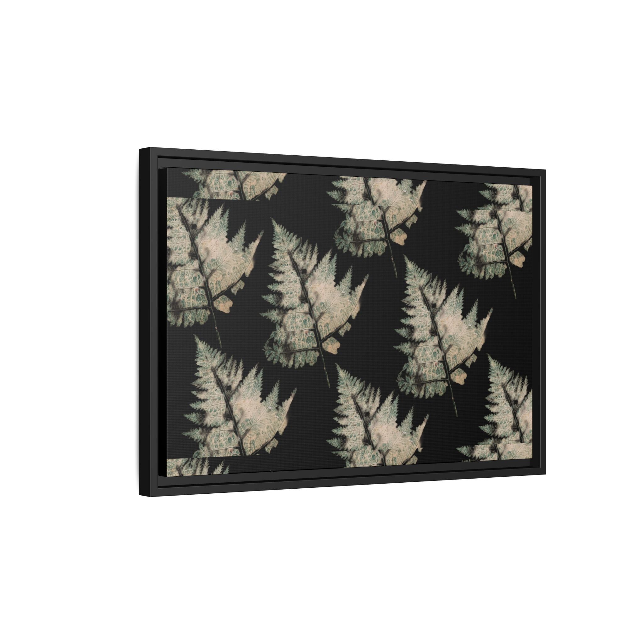 Botanical Fern Matte Canvas Framed Wall Art