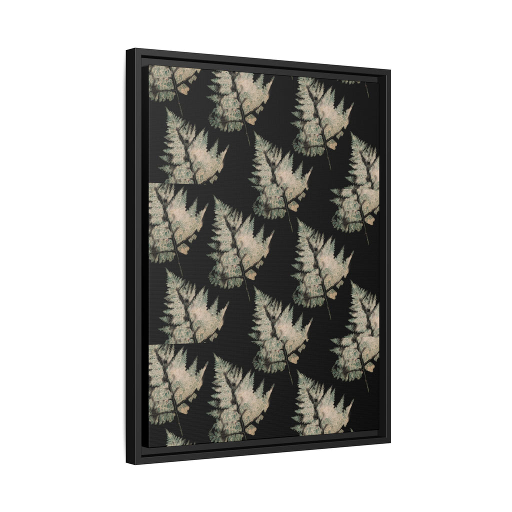 Botanical Fern Matte Canvas Framed Wall Art