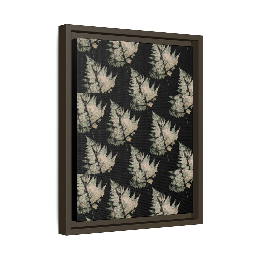Botanical Fern Matte Canvas Framed Wall Art
