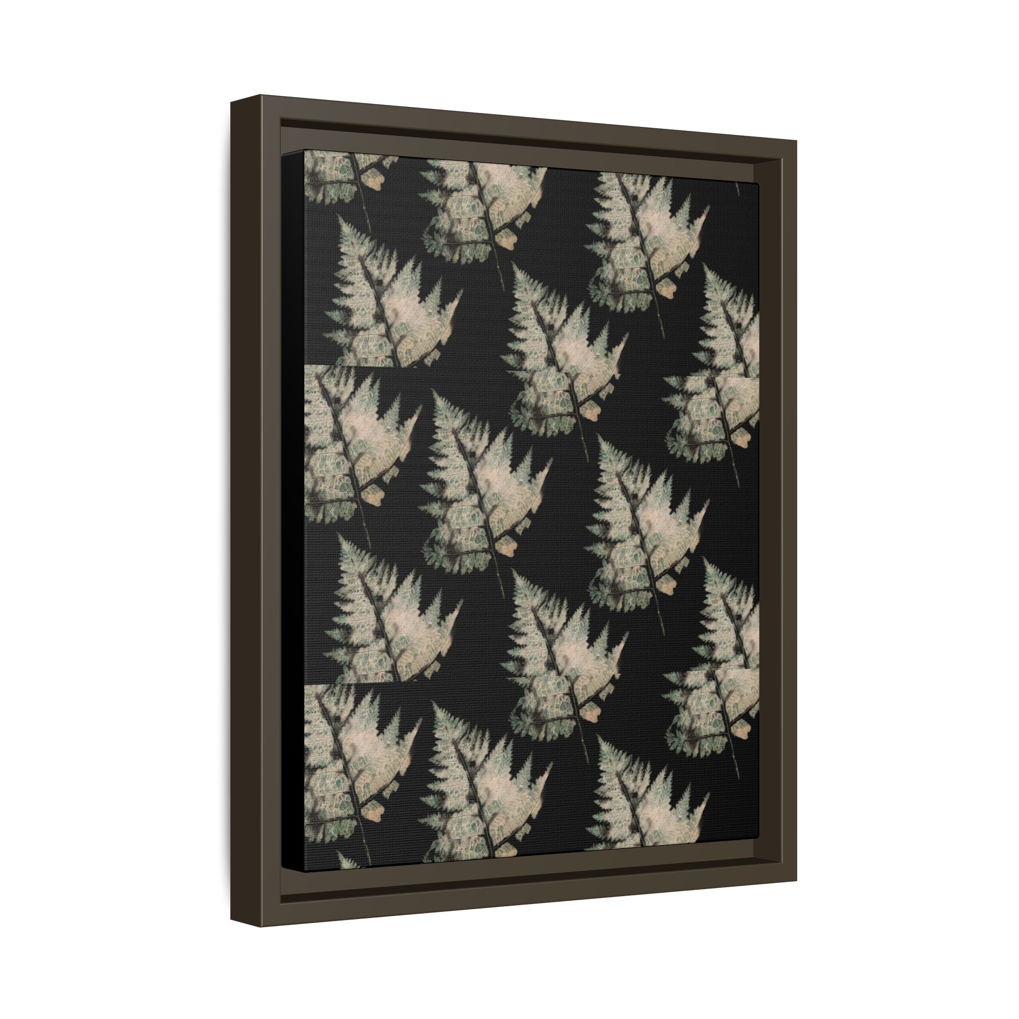 Botanical Fern Matte Canvas Framed Wall Art