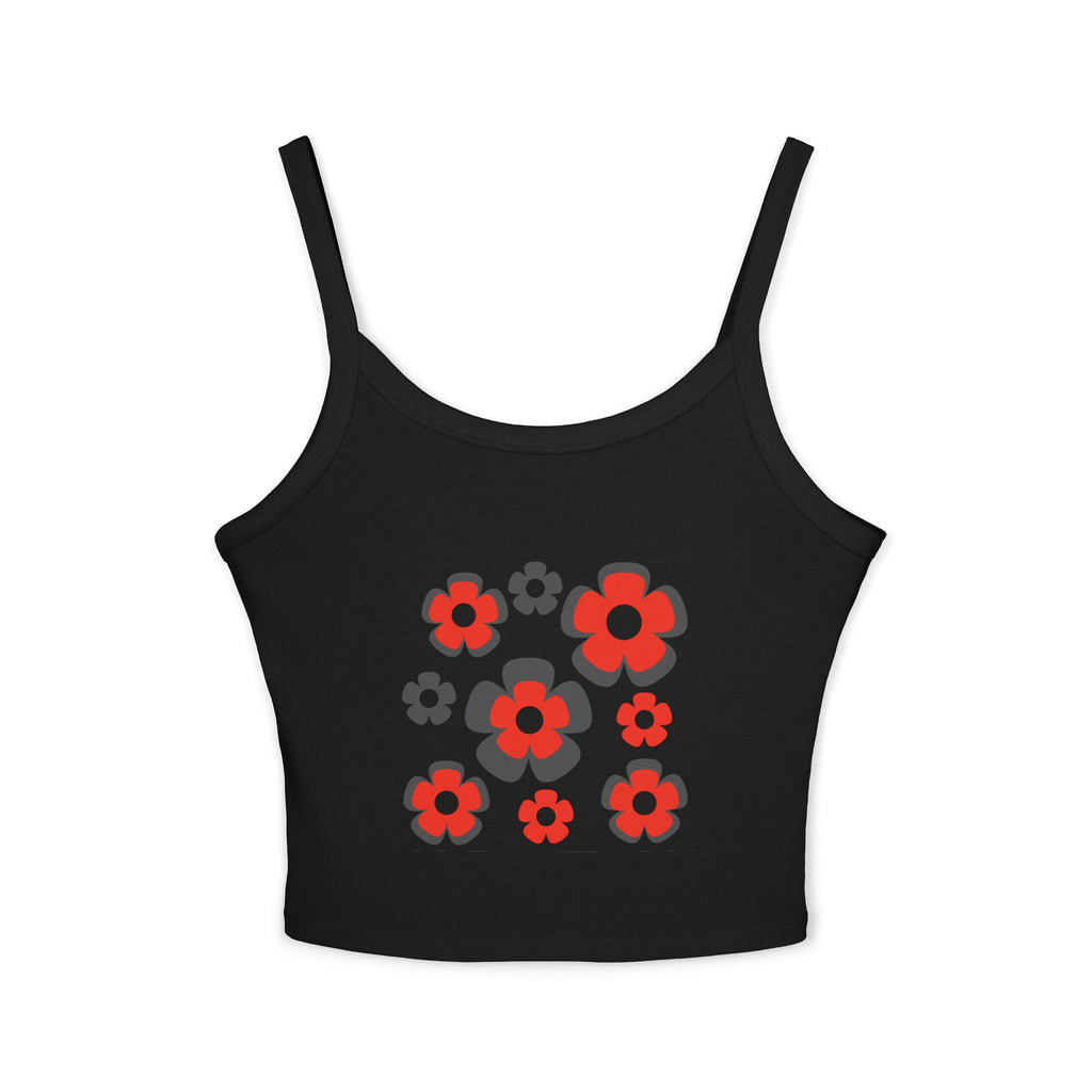 Floral Retro Crop Tank