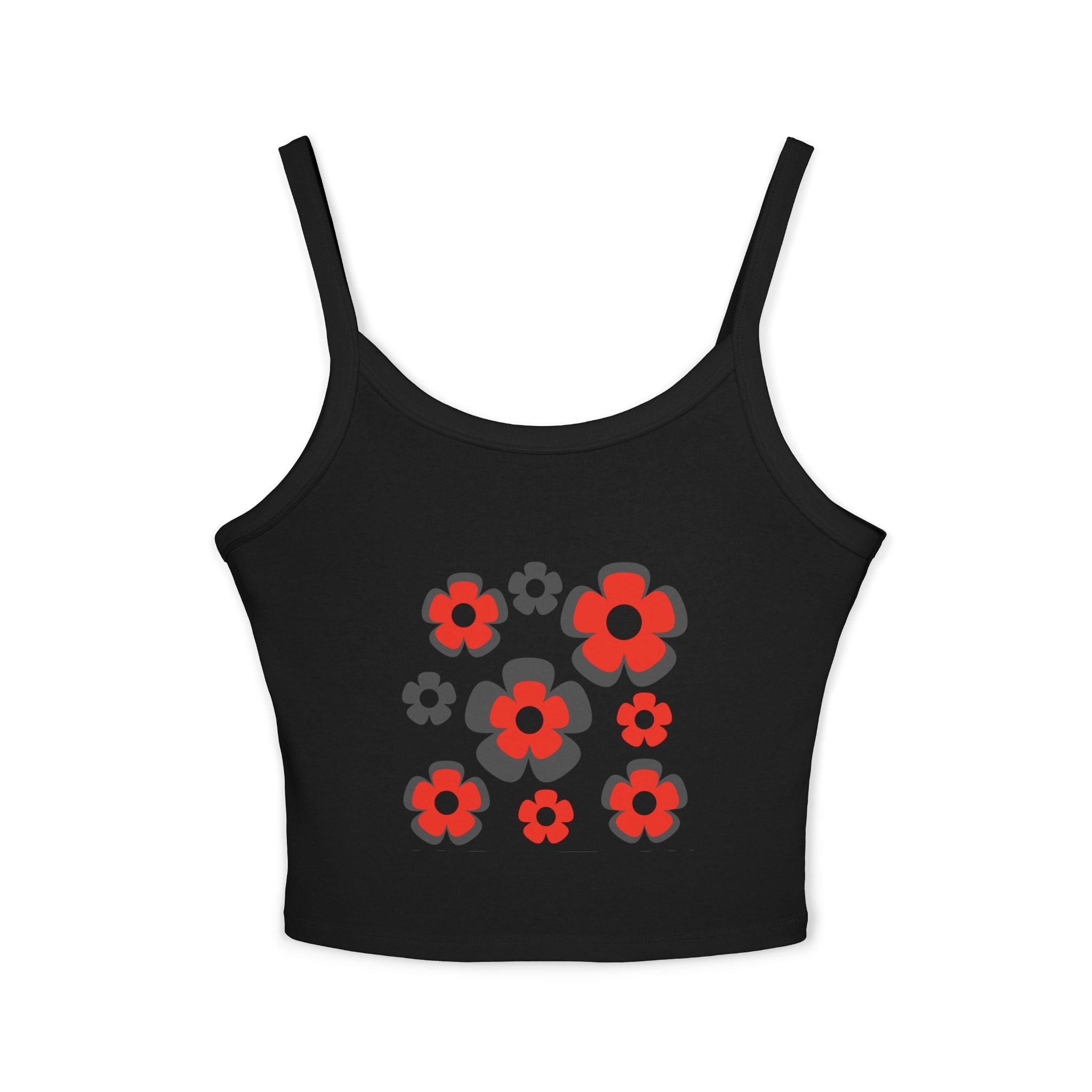 Floral Retro Crop Tank