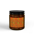 Wildflower Amber Soy Candle — 4oz & 9oz Scented Jar with Black Lid