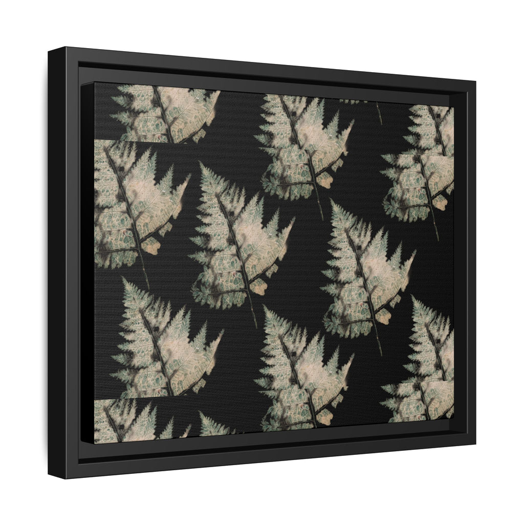 Botanical Fern Matte Canvas Framed Wall Art