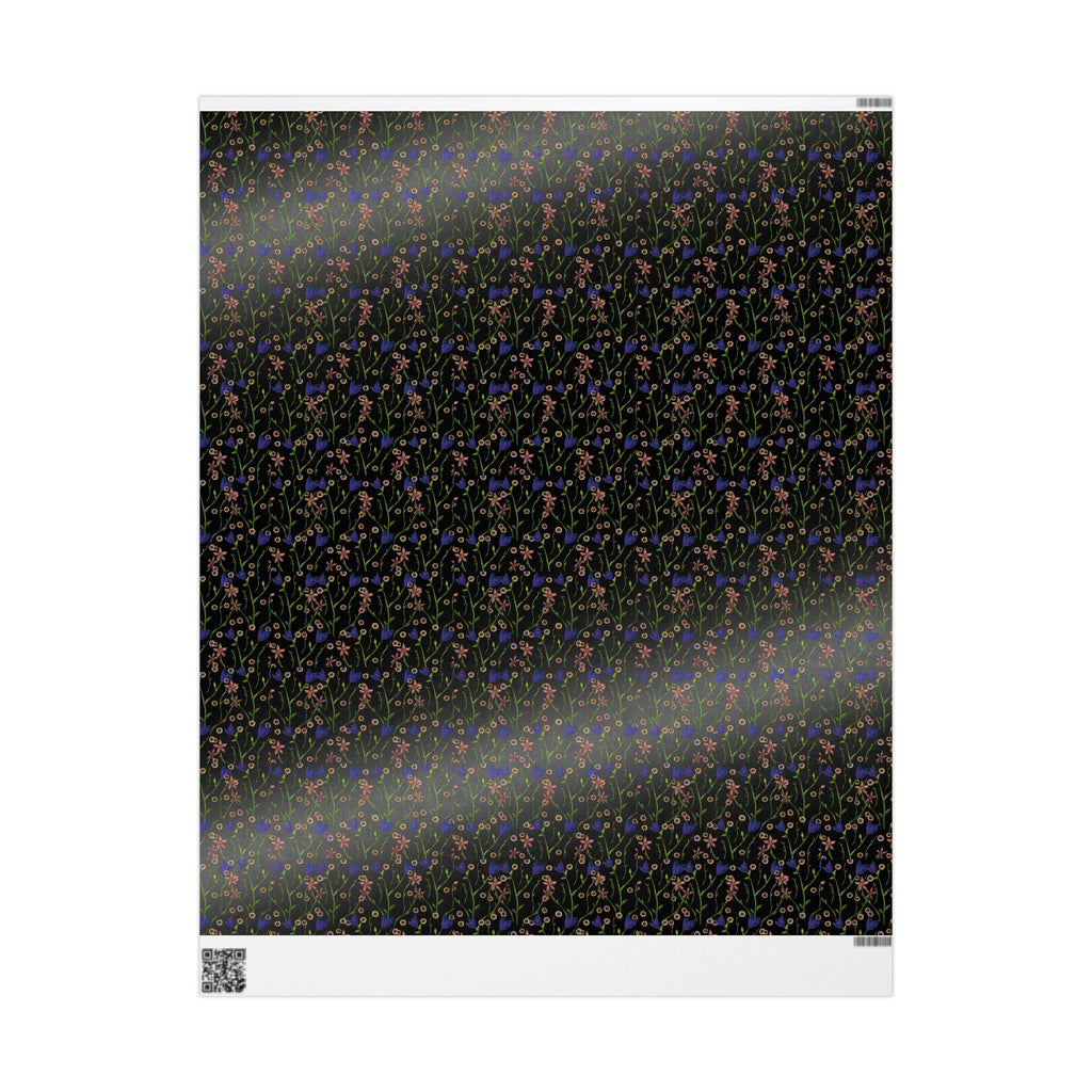 Botanical Night Floral Wrapping Paper